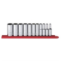 3/8 in. Drive SAE 12-Point Deep Socket (11-Piece)