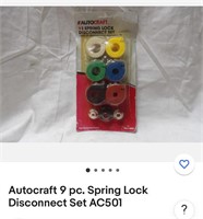 Spring lock disconnect set