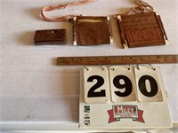 Leather billfold and purses