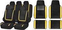 FH Group Unique Flat Cloth Seat Covers with