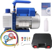 Togarhow Vacuum Pump 1/4HP 3 CFM, R134 R410 AC