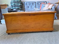 Hand made wood hope chest