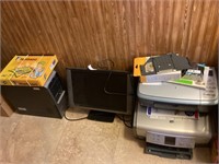 Compaq Computer & Monitor with HP Printer