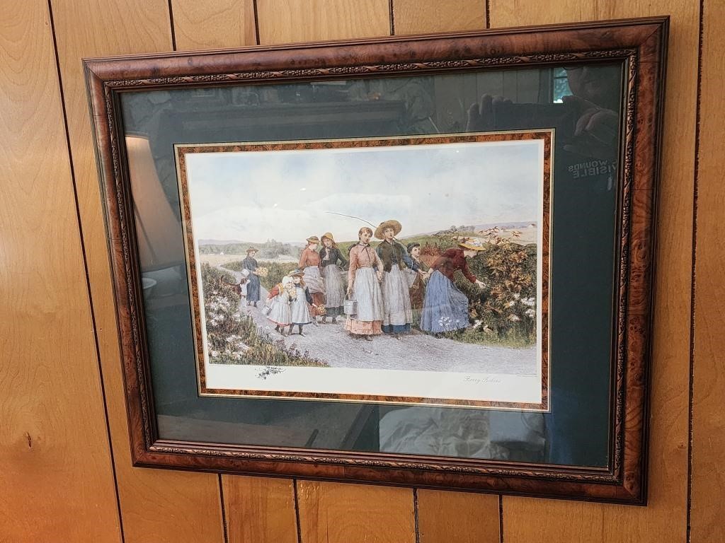 Berry Pickers By Jennie Brownscombe 25"x20"