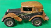 Vintage Cast Iron Toy - Taxi