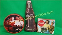 Coca-Cola Stuffed Bottle, Calendar, Metal