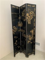 Mid Century Oriental Room Divider Double Sided
