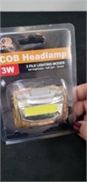 COB headlamp 3 file lighting modes