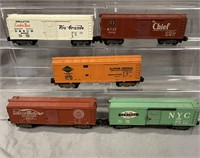3 American Flyer 5 Digit Boxcars