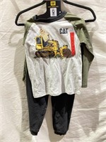 Cat Boys Sweatshirt And Jogger Size 6