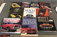 (10) Hardcover Muscle Car Books