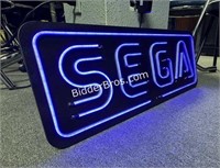 1 SEGA Light Up Sign. neon-style LED LIT. NEW