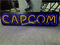1 CAPCOM Light Up Sign. neon-style LED LIT. NEW