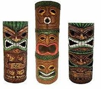 MOONRAYS 96337 ISLAND TOTEM STATUES 10",