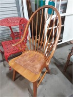 High back Windsor chair, see pics of seat