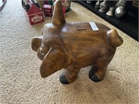 14" H Ceramic Piggy Bank