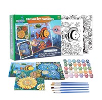 Wing Giant 3 Pack Paint by Numbers Pre-Printed