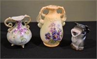 3 Pieces Antique Porcelain Japan