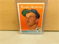 1958 Topps Moose Skowron #240 Baseball Card