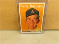 1958 Topps Wally Burnette #69 Baseball Card