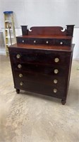 Early Empire Four Drawer Chest w/ Glove Boxes