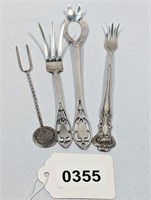 Vintage Sterling Silver Serving Olive Spoon + More