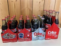 24 Bouteilles Coke de collection début 2000