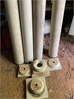 Vintage Columns with bases (4)