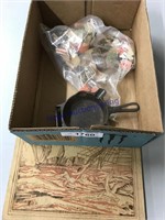 GRISWOLD ASH TRAY, OLD STAMPS