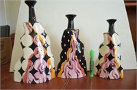 CERAMIC POTTERY "DIAMONDS & PERFS"