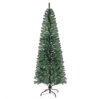 TIMOXMAS 6ft Artificial Pencil Christmas Tree Unl