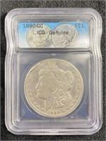 1890  Carson City Morgan Silver Dollar