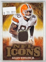 Kellen Winslow Jr 2009 Jersey Football Card Ic-kw