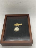 Vintage Fish Shadow Box