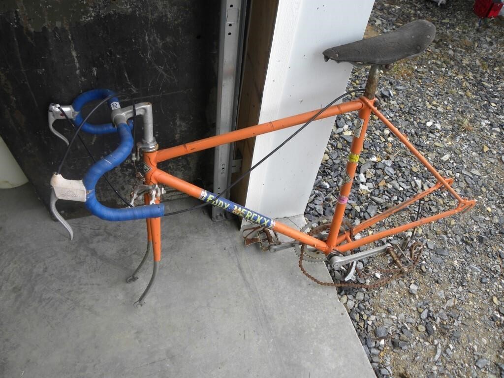 Rare Eddy Merckx Bucycle Frame- needs work