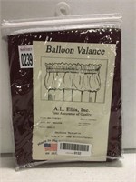 BALLOON VALANCE 60"