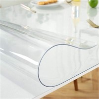 Clear Table Protector, 60 x 42 Inch