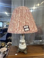 Floral design lamp