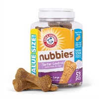 Nubbies Dental Treats for Dogs- Pnt Butter 53 pcs