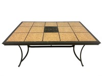 Composite Patio Tile Top Table