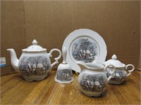 Avon 1977 Sales Achievement Tea Set NO SHIP