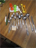 Assorted Spoons and Knives - Bottle Top Basters