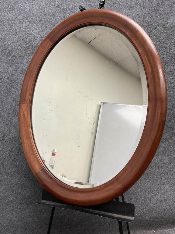 Vintage Oval Wall Mirror