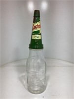Embossed Wakefield Quart & Castrol CW Tin Top & Cp