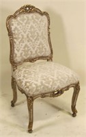 VINTAGE CARVED FRENCH STYLE SIDE CHAIR