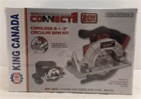 Cordless 6-1/2" circular saw kit