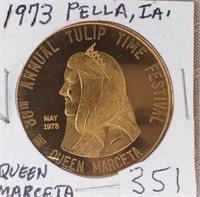 May 1973 Pella Iowa 38th Tulip Festival- Queen