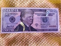 Donald Trump 20 Dollar Bill