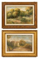 Oil Painting Attributed to Auguste Renoir.