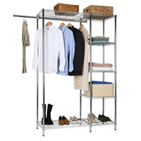 Style Selections Chrome Steel Clothing Rack